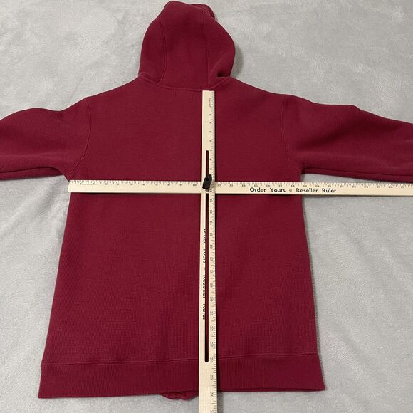 Washington State Cougars Hoodie Men Small Red Faux Fur Full Zip Jacket WSU - Picture 6 of 10